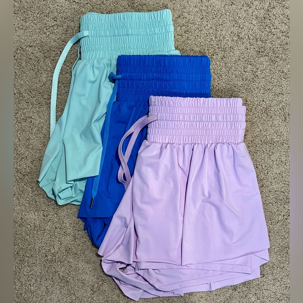 Women's Set Of Three Flowy Shorts